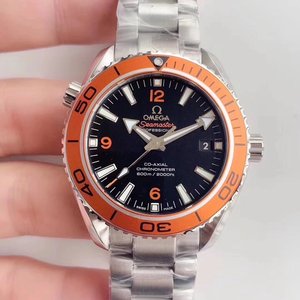 VS Factory Omega Seamaster 600M Naranja Banda de Acero Hombre Reloj Mecánico para Hombres