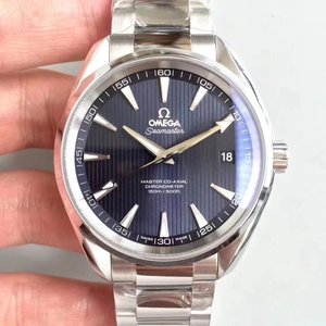 VS Factory Omega Seamaster Series 150m azul superficie acero banda reloj 8500 movimiento