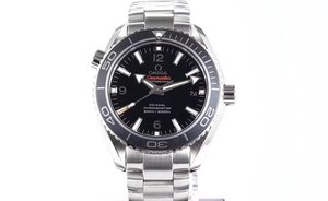 Fábrica VS Omega Ocean Universe 600m cara negra reloj mecánico para hombre reloj de buceo super luminoso