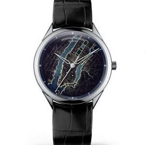 Top imitación fina Vacheron Constantin Art Master Series 86222/000G-B105 City Map Reloj de los hombres