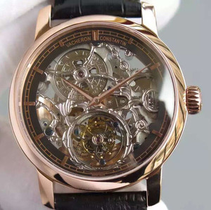 Vacheron Constantin herencia 89010 hueco grabado real volante reloj mecánico de hombre