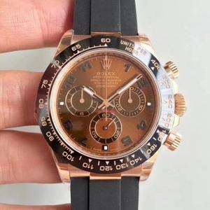 N factory v8 nueva versión personalizada de los fideos de café con movimiento de cuerda automática Cal.4130 exclusivo de Rolex Daytona