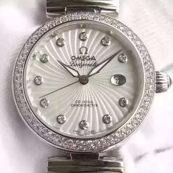Omega lady matic serie reloj de señoras mecánicas, - Haga un click en la imagen para cerrar