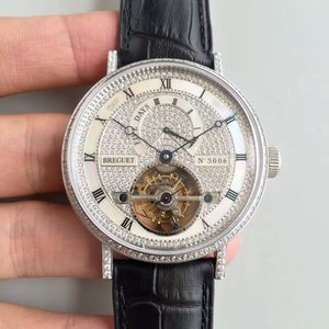 Breguet Breguet Classique Retro-sarjan kuu vaihe monitoimilaitteet valkoinen pinta