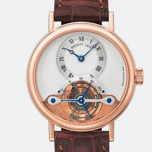 BM Breguet 3357BA (huippuluokan todellinen vauhtipyörä) kautta pohja miesten tourbillon liikkeen katsella