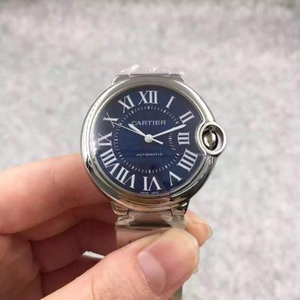 V6 versio Cartier Cartier sininen ilmapallo Ballon Bleu W69012Z4 pari katsella keskipitkällä automata