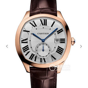 V6 Cartier WGNM0003 DRIVE DE CARTIER-sarjan kilpikonnanmuotoinen ruusukulta miesten kello