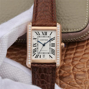 Cartier-tankkisarja W5200027 kellokellon koko 31x41mm miesten vyön mekaaninen kello