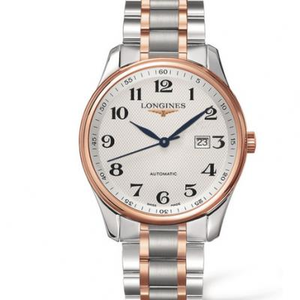 Klassinen replika Longines Master L2.893.5.79.7 ruusukulta-automaatti.