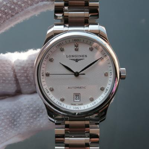 MK Factory toistaa Longines-mestareiden 6-merkkisen yhden kalenterin mekaanisen teräsvyön kello timanteilla