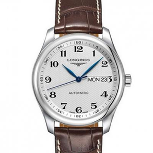 Longines master L2.755.4.78.3 kaksinkertaisen kalenterin klassisen vyön miesten kellojen hieno jäljitelmä.