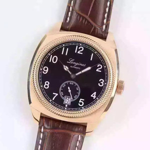 Longinesin retro-perinteisen sarjan L2.794.4.53.0 korkea jäljitelmä.