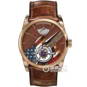 JB Parmigiani Fleurier Tourbillon PFS251-1007000-HA1241 Kineettisen energian näyttövyön manuaalinen mekaaninen miesten kello.