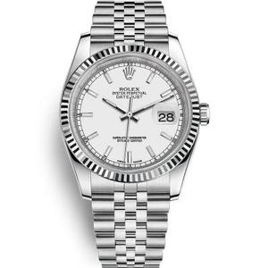 Rolex Super 904L vahvin V2-päivitys 116200-63600 Datejust 36-sarjan Watch Vahvin-luokan kopio DATEJ