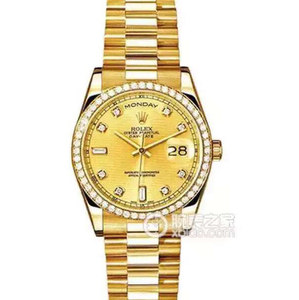 Rolex-malli: 118348-83208-sarjan viikkokalenterityyppinen mekaaninen miesten kello. .
