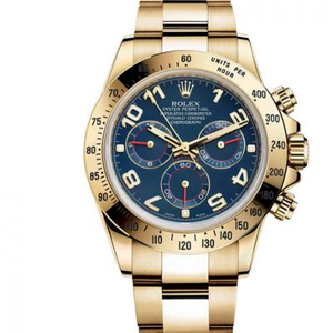 JH Tehdas Rolex Universe Chronograph Full Gold Daytona 116528 Miesten Mekaaninen Watch V7 Edition Reissue Watch