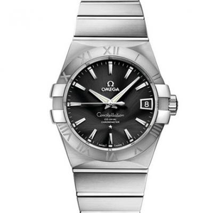 VS Omega Constellation 123.10.38.21.01.001 Black Rod Ding miesten mekaaninen kello.