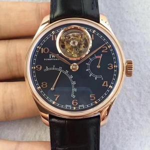 YL IWC IW504402 Portugalin Tourbillon Reverse-sarja kuljettaa räätälöity versio IWC: n oma Cal. 51900 Täysin Automaattinen Real Tourbillon