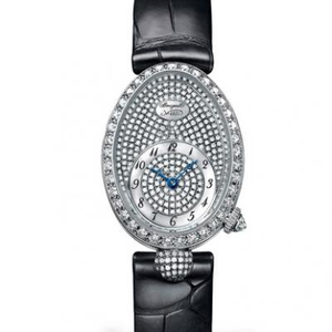 Version améliorée de Breguet Queen of Naples 8928BB / 8D / 944 / DD0D montre pour dames montre en nacre avec diamant