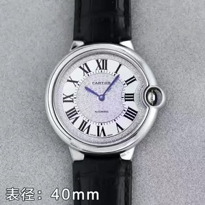 Montre pour homme mécanique de diamants de la série Blue Balloon 2017 New Cartier 40MM