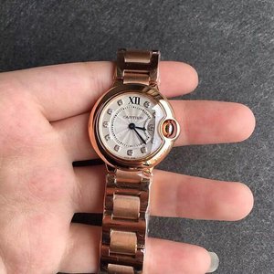 Cartier Ballon Bleu WJBB0016 Mesdames Petite Montre À Quartz Réplique Top