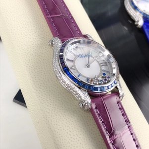 Chopard HAPPYDIAMONDS montre de déesse mécanique automatique synchronisation Piageter nouveau diamant arc-en-ciel