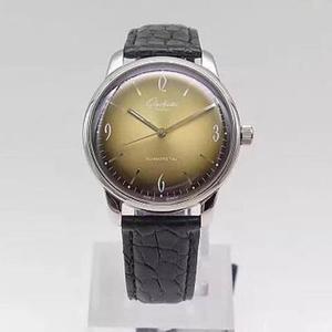 Une autre montre légendaire est sortie ?? "SpezimaticGF nouveau Glashütte doré rétro des années 60 Couleur de la montre commémorative.