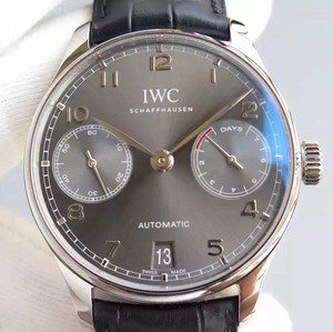 IWC 7 modèle IW500702 série de boîtiers en acier: Portugal personnalisé 52010 automatique mécanique montre masculine