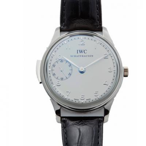 Montre mécanique pour homme IWC portugaise IW524204 avec index argent et or.