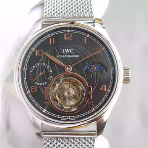 Montre mécanique pour homme IWC Portuguese Power Sun Moon Star Series