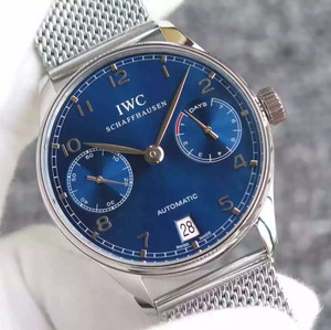 Montre mécanique pour homme IWC Portuguese Seven Limited Edition portugaise 7th Chain V4 Edition