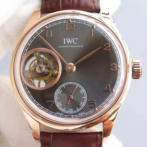 IWC (Série Portugaise Tourbillon) Style: Montre mécanique automatique à volant d'inertie pour homme IWC Pilot Series IW326506 Montre mécanique pour homme