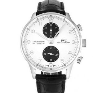 V7 Edition IWC Super Slim Portuguese Meter IWC371411 Montre mécanique pour homme Panda Eye.