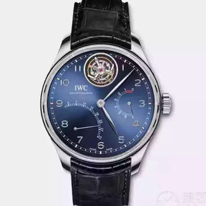 Montre homme IWC modèle portugais IW504601, 51900 automatique véritable tourbillon mécanique.