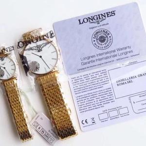 JF nouvelle montre de Couple série Longines Garland 36mmL420 mouvement à Quartz montre pour hommes 24mmL420 mouvement à Quartz montre pour femmes