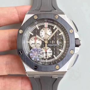 JF produced 2017 latest Audemars Piguet ap26400SO full ceramic shell 44 mm diameter ceramic ring ceramic button