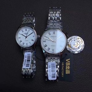 V8 Factory Longines Luya Series Automatic Mechanical Couple Pair Watch (Unit Price)