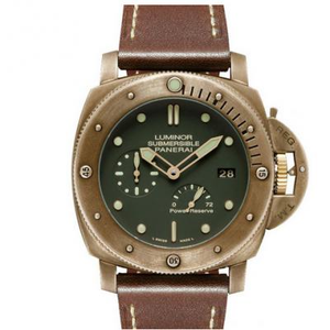 XF usine Panerai PAM507 montre mécanique pour hommes affichage de l'énergie cinétique à cinq heures.