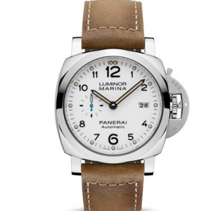 XF Panerai PAM01499 Montre mécanique Homme Saphir Miroir Givré Première Couche Cowhide