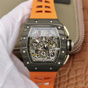 Montre mécanique pour homme KV Richard Mille Miller RM11-03 Series (bracelet orange)