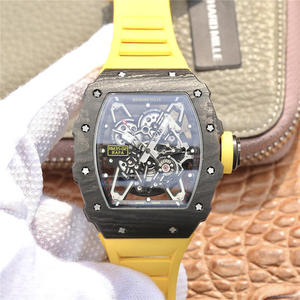 NT Richard Mille RM-035 Gratuit 1 paire de ruban adhésif de rechange + 2 poignées bague en caoutchouc multicolore Montre homme Bracelet en silicone Mouvement mécanique automatique