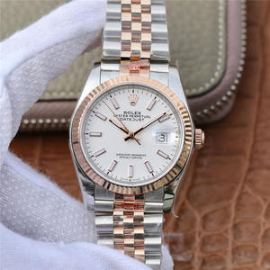 GM nouvelle dame datejust 36 mm or rose 2018 nouvelle datejust série recouverte d'or 14 carats mouvement mécanique automatique bracelet en acier inoxydable