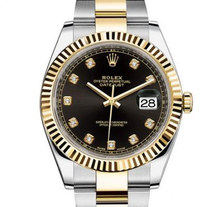 WWF Factory Watch Rolex Datejust Series M126333-0005 Montre mécanique automatique pour hommes, or 18 carats