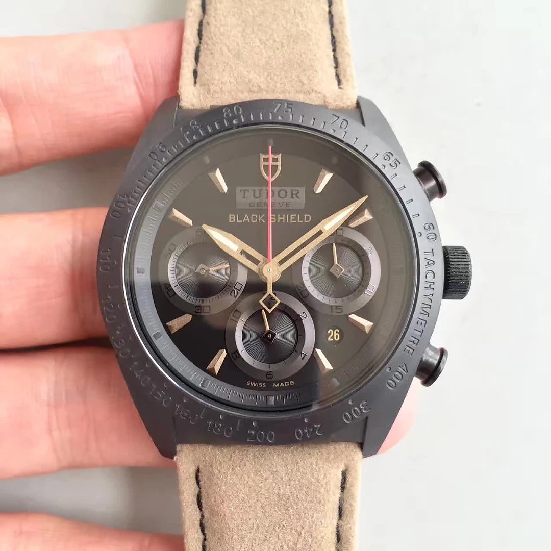 Tudor Multifunctional Series Men's Mechanical Watch Belt Mechanical Watch - Cliquez sur l'image pour la fermer