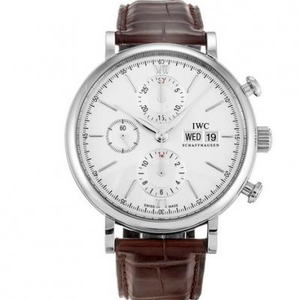 IWC Portofino IW391001. 'ASIA7750 uathoibríoch meicniúil il-fheidhm gluaiseacht faire na bhfear