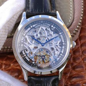 LH Jaeger-LeCoultre Máistir Sraith Tourbillon Gluaiseacht Uathoibríoch Skeleton Real Tourbillon Gluaiseacht