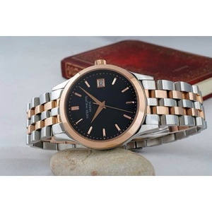 Swiss movement high imitation Patek Philippe automatic mechanical watch men's watch 18K rose gold ultra-thin ETA2824-2 movement