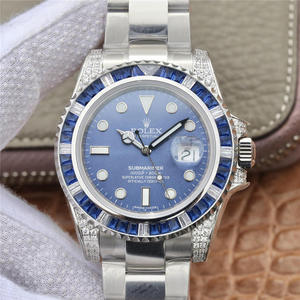 GS Rolex SUB Submariner leagan saincheaptha diamond cúil! Is é an comhleá de sparkle só agus riamh céimnithe, agus is é an rogha is fearr do threochtaí clasaiceach! Faire meicniúil na bhfear