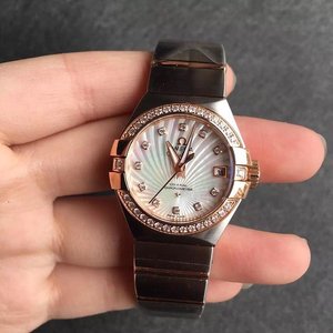 V6 Réaltbhuíon Nua Omega Fáinne Gathacha Fáinne Diamant Rose Gold Faire Meicniúil Mná Aghaidh Mná