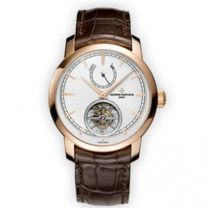 Vacheron Constantin Model: 89000 / 000R-9655 Sraith: TRADITIONNELLE Lámhleabhar Fíor Tourbillon Meicniúil Meicniúil Fireann